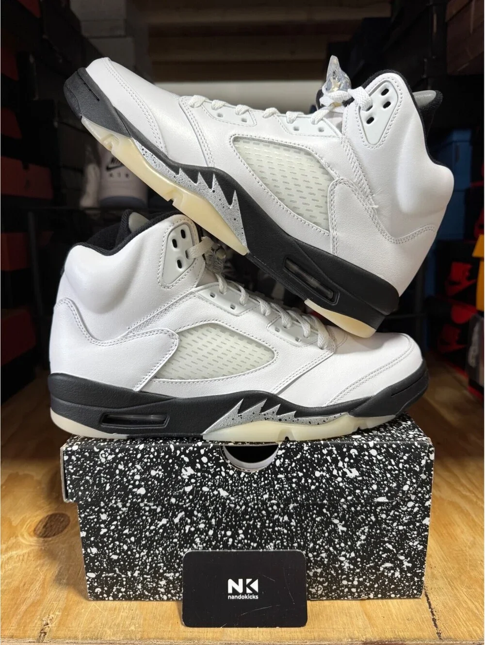 Air Jordan 5 Retro 'White Black' DD0587-110 BRAND NEW MENS SIZE 10